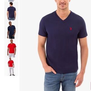 U.S. Polo Assn.  Green Short Sleeve V-Neck Tee NWT